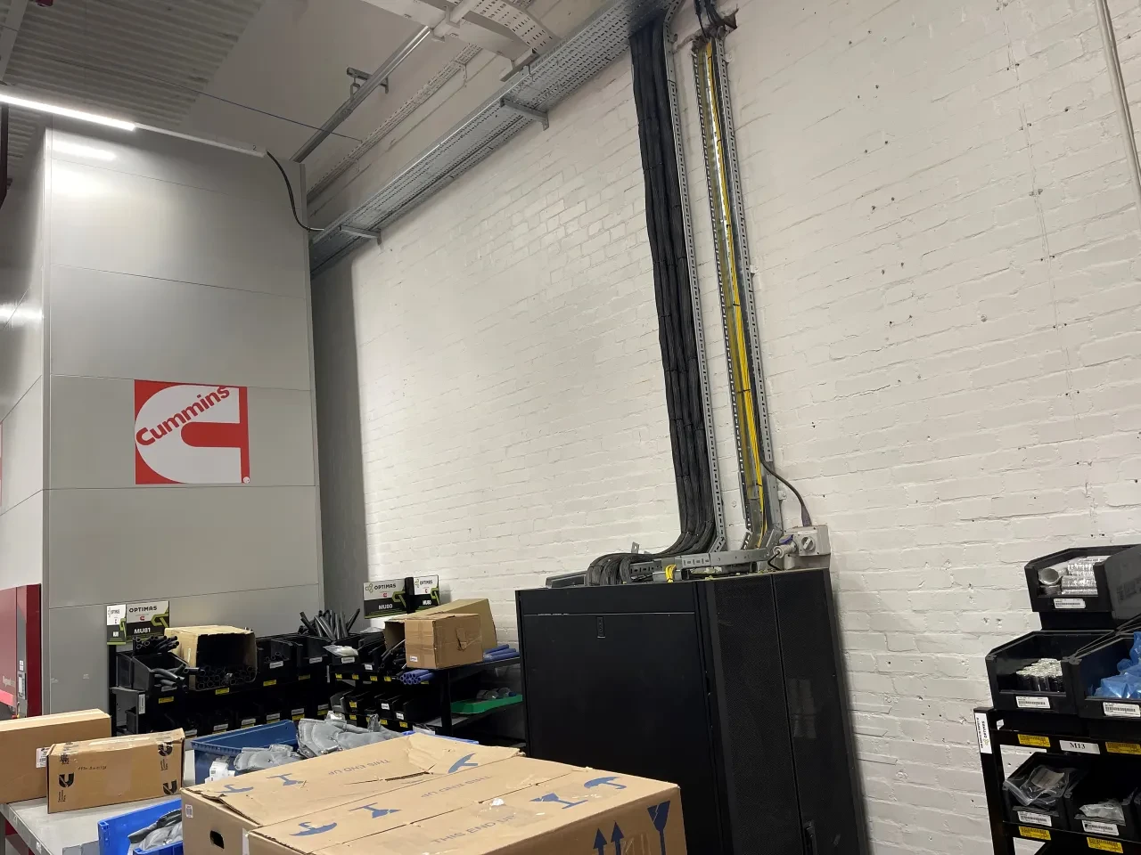 Cummins workshop cabling and network installation